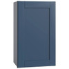 Mill's Pride Richmond Shaker Rta Wall Cabinet Single, Valencia Blue, 18"X30"X12" W1830-RVB
