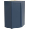 Mill's Pride Richmond Shaker Corner Kitchen Cabinet, Valencia Blue, 24"X36"X12" WA2436-RVB