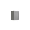 CNC CABINETRY Luxor 1-Door Wall Cabinet, 18"W X 24"H X 12"D, Shaker Misty Grey L03-1824
