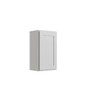CNC CABINETRY Luxor 1-Door Wall Cabinet, 9"W X 30"H X 12"D, Shaker Misty Grey L03-930