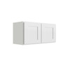 CNC CABINETRY Luxor 2-Door Wall Cabinet, 39"W X 24"H X 24"D, Shaker White L10-3924x24