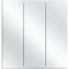 Glacier Bay 24-3/8 W X 25-1/4" H Surface-Mount Tri-View Medicine Cabinet, Mirror