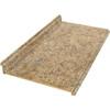 VT Industries 22-1/8"X6' Typhoon Gold Valencia Laminate Vanity With Countertop