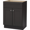 Seasons Bath Vanity Base Cabinet, 24w X 34-1/2h X 18d, Espresso Finish