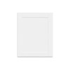 Hampton Bay 24in. W X 30in. H X 12in. D Shaker Assembled Wall Cabinet, Satin White