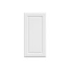 Hampton Bay 15in. W X 30in. H X 12in. D Hampton Raised Panel Assembled Wall Cabinet, Satin White