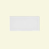 Aspect Glass Peel-And-Stick Backsplash, Frost, 3 X 6, Package Of 8