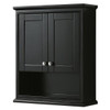 Wyndham Deborah 25 X 9 X 30 In Over The John Vanity Cabinet (Dark Espresso)