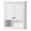Wyndham 25 X 9 X 30 In Over The John Vanity Cabinet (White)