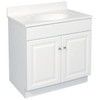 Design House Wyndham 30 In. W X 18 In. D Unassembled Vanity Cabinet Only White