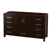 Wyndham Collection Sheffield 60 In. Single Bathroom Vanity (Espresso)