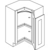 CNC CABINETRY Lazy Susan Corner Base Cabinet (R), Country Oak