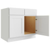 CNC CABINETRY 33" W Sink Base Cabinet, Luxor White
