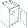 CNC CABINETRY 21" W 1 Door Base Cabinet (R), Country Oak