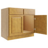 CNC CABINETRY 30" W Sink Base Cabinet, Country Oak