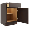 CNC CABINETRY 15" W 1 Door Base Cabinet (L), Luxor Espresso