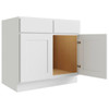 CNC CABINETRY 30" W Sink Base Cabinet, Luxor White