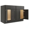 CNC CABINETRY Luxor Smoky Grey Sink Base Cabinet 48w X 34.5h