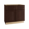 Newport 36 In. W X 24 In. D X 34.5 In. H Assembled Plywood Base Kitchen Cabinet In Manganite With Soft Close