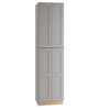 Newport 24 In. W X 24 In. D X 96 In. H Assembled Plywood Pantry Kitchen Cabinet In Pearl Gray With Soft Close