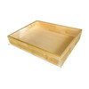Express Shaker Vesper White Assembled Plywood 29 In. W X4 In. H X 20 In. D Kitchen Cabinet Rollout Tray In Natural Birch
