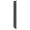 CNC CABINETRY 3 X 24 X 96 In. Luxor Refrigerator End Panel (Smoky Grey)