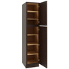 CNC CABINETRY 84" H Single Door Utility Cabinet (R), Luxor Espresso
