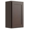 CNC CABINETRY 9" W X 30" H 1 Door Wall Cabinet, Luxor Espresso