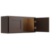 CNC CABINETRY 36" W X 15" H Wall Cabinet, Luxor Espresso