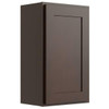 CNC CABINETRY 18" W X 30" H 1 Door Wall Cabinet, Luxor Espresso