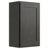 CNC CABINETRY 21" W X 30" H 1 Door Wall Cabinet, Luxor Smoky Grey
