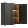 CNC CABINETRY Luxor Smoky Grey Wall Cabinet 36w X 36h