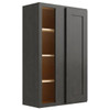 CNC CABINETRY Luxor Smoky Grey Blind Wall Cabinet 39w X 42h