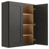 CNC CABINETRY Luxor Smoky Grey Wall Cabinet 39w X 30h