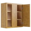 CNC CABINETRY Country Oak Blind Wall Cabinet 39w X 30h