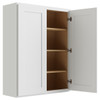 CNC CABINETRY Luxor White Wall Cabinet 33w X 42h