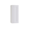 Express Shaker 12 In W X 12 In D X 30 In H Assembled Plywood Wall Kitchen Cabinet In Vesper White With Shelves Left