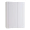 Express Shaker 36 In W X 12 In D X 42 In H Assembled Plywood Wall Kitchen Cabinet In Vesper White With Shelves