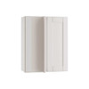 Express Shaker Vesper White Assembled Plywood Wall Blind Corner Kitchen Cabinet 24 In. W X 30 In. H X 12 In. D LH