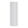 Express Shaker 15 In W X 12 In D X 42 In H Assembled Plywood Wall Kitchen Cabinet In Vesper White With Shelves Left