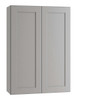 Newport 33 In. W X 12 In. D X 42 In. H Assembled Plywood Wall Kitchen Cabinet In Pearl Gray With Soft Close