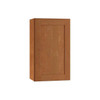 Newport 21 In. W X 12 In. D X 30 In. H Assembled Plywood Wall Kitchen Cabinet In Cinnamon With Soft Close