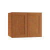 Newport 36 In. W X 24 In. D X 24 In. H Assembled Plywood Wall Bridge Kitchen Cabinet In Cinnamon With Soft Close