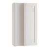 Newport 24 In. W X 12 In. D X 42 In. H Assembled Plywood Blind Wall Kitchen Cabinet In Pacific White With Soft Close LH