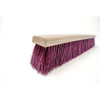 Renown Polypropylene Heavy Sweep With 3-1/4" Trim, 24", Maroon