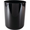 Hapco 8 Quart Laquerware Trash Can Black