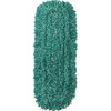 Rubbermaid Commercial Microfiber Looped Dust Mop Pad, 24 In, Green