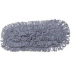 Alphapointe Inhibitor Dust Mop Head, Looped-End, 5" X 18", Blue, Case Of 12