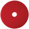 Renown Buffing Floor Pad, 15", Red, Case Of 5