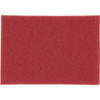 3M 20" X 14" Red Floor Buffer Pad Package Of 10